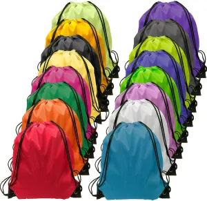 GoodtoU Drawstring Backpack Bulk 48 Pcs 16 Colors Drawstring Backpack Bulk Cinch String Backpacks