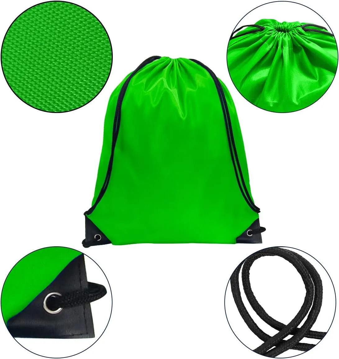 GoodtoU Drawstring Backpack Bulk 48 Pcs 16 Colors Drawstring Backpack Bulk Cinch String Backpacks