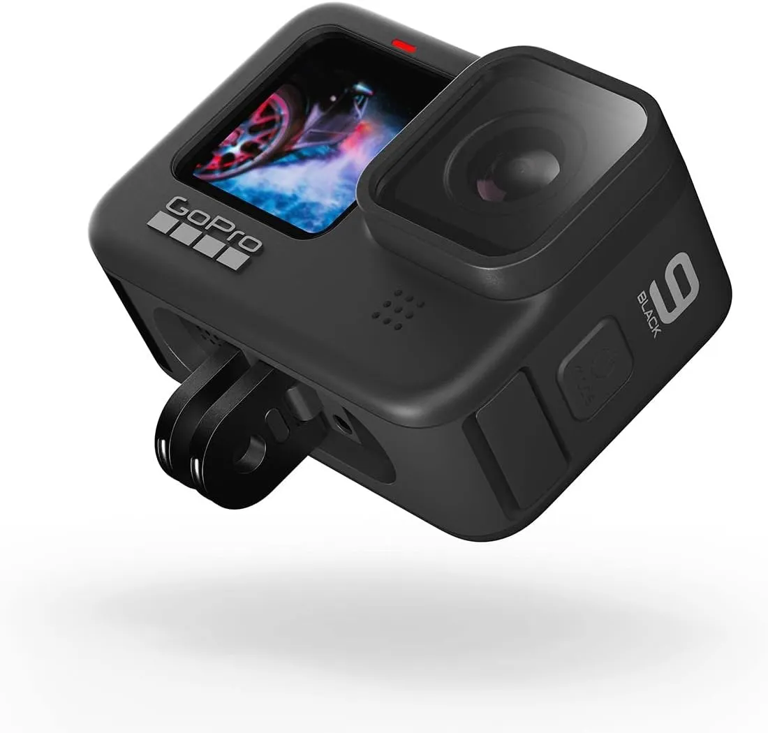 GoPro HERO9 Black - Waterproof Action Camera with Front LCD and Touch Rear Screens, 5K Ultra HD Video, 20MP Photos, 1080p Live Streaming, Webcam, Stabilization