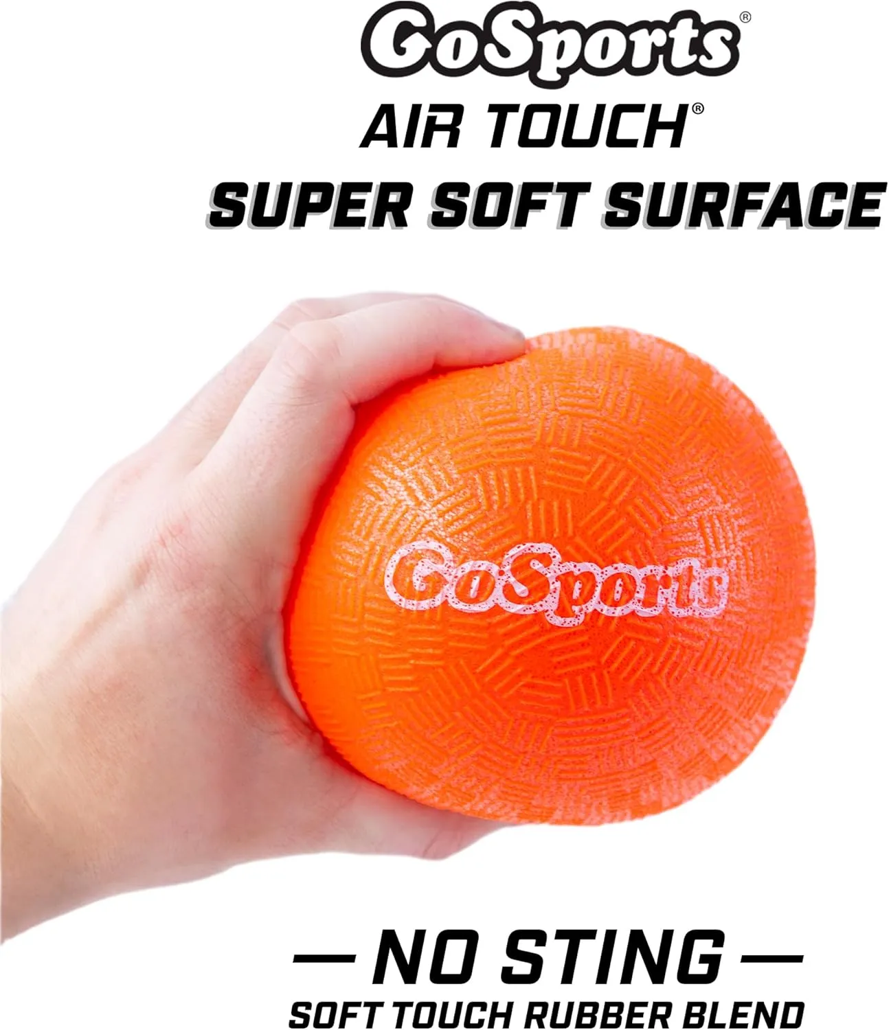 GoSports Inflatable Dodgeballs - Choose 5 Inch or 7 Inch No Sting Balls - Set of 6 Includes Ball Pump & Mesh Bag