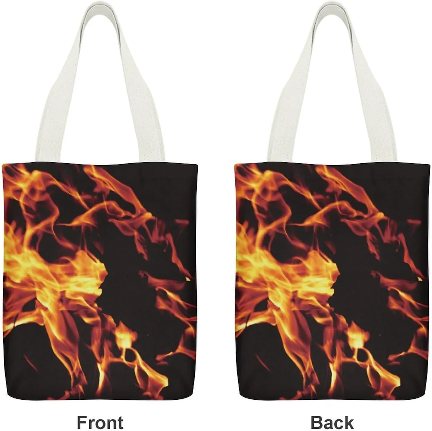 Gothic Magic Witch Witchy Large Capacity Stylish Canvas Tote Bag