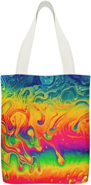 Gothic Magic Witch Witchy Large Capacity Stylish Canvas Tote Bag