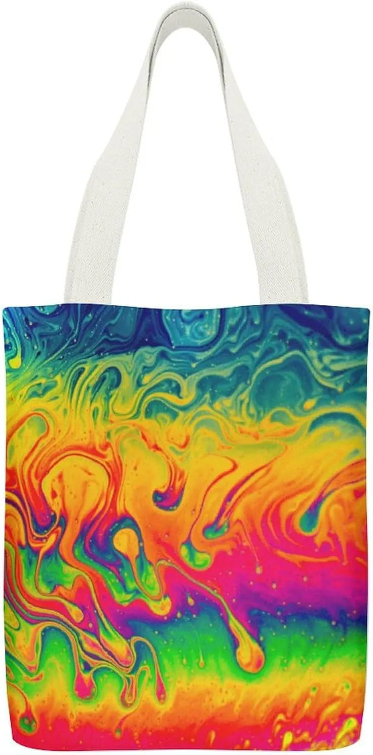 Gothic Magic Witch Witchy Large Capacity Stylish Canvas Tote Bag