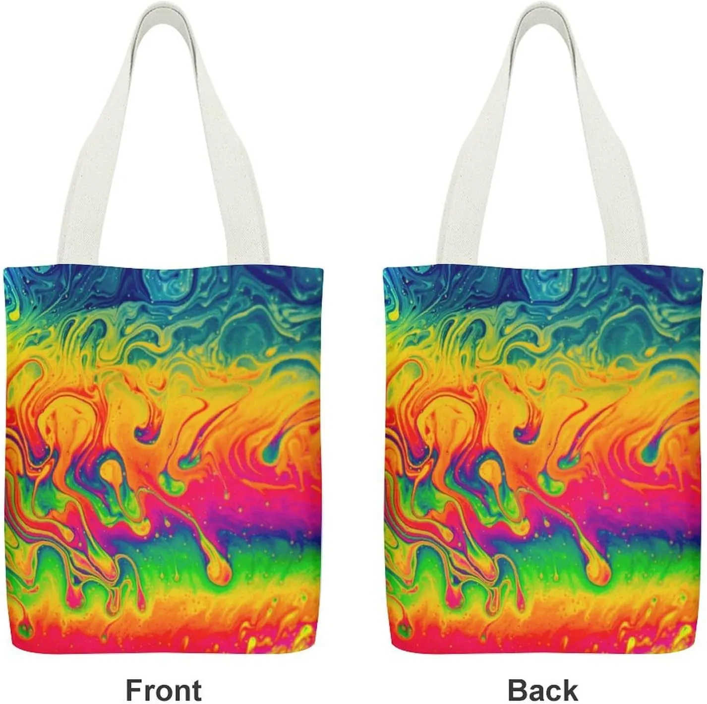 Gothic Magic Witch Witchy Large Capacity Stylish Canvas Tote Bag
