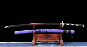 Handmade Full Tang Samurai Sword, 1060 Carbon Steel, Very Sharp, Real Katana Set