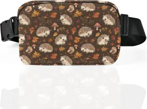Hedgehogs Fanny Pack for Women Casual Belt Bag Waterproof Purse Lightweight Waist Bags with Adjustable Straps Wallet Travel Presents Workout