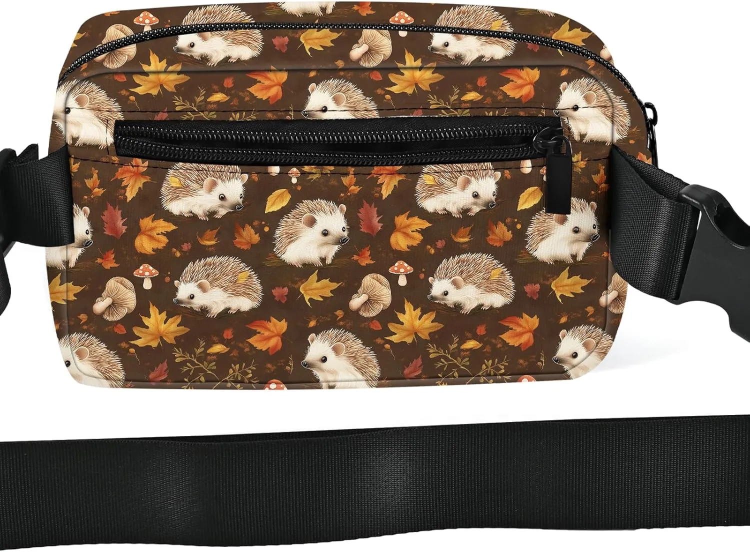 Hedgehogs Fanny Pack for Women Casual Belt Bag Waterproof Purse Lightweight Waist Bags with Adjustable Straps Wallet Travel Presents Workout