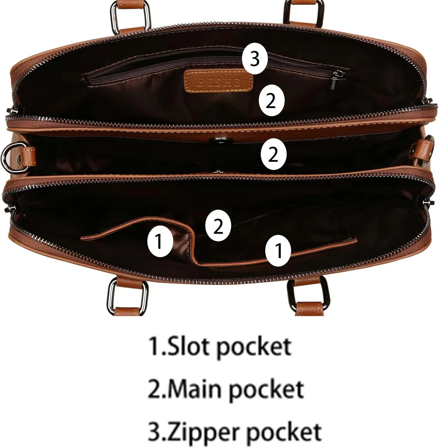 HESHE Genuine Leather Purses and Handbags for Women Tote Bags Shoulder Purses Crossbody Bag Top Handle Handbags