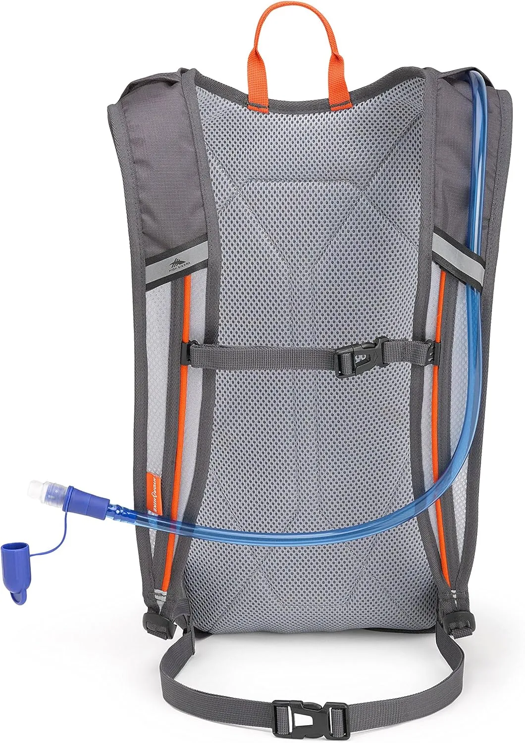 High Sierra HydraHike Hydration Backpack, Lightweight Running Backpack, Cycling, Hiking, for Men, Women & Kids, Mercury/Redline, 8L