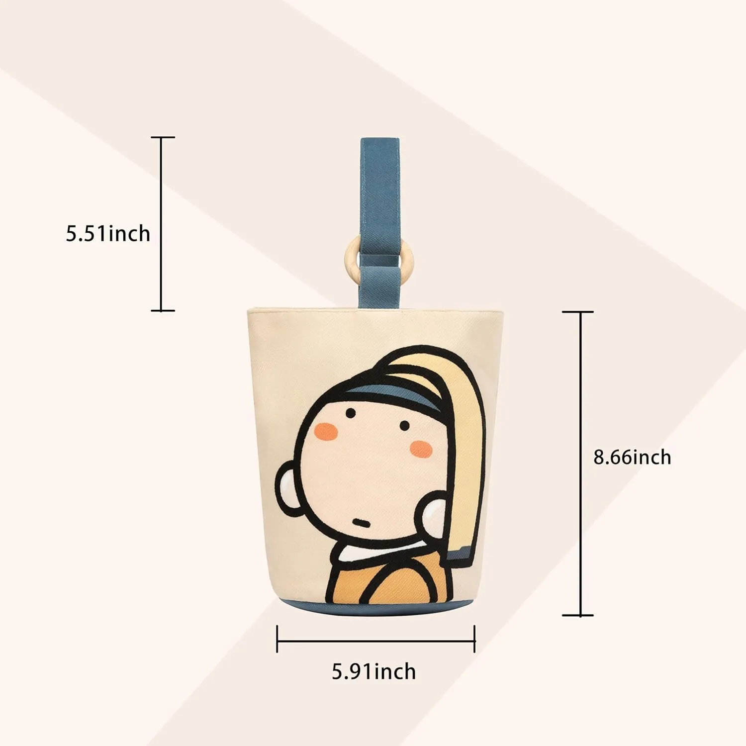 Hobo Shoulder Tote Bag Canvas Tote Handbags Bucket Bag Purses for Women Trendy Shoulder Bag Canvas Handbag