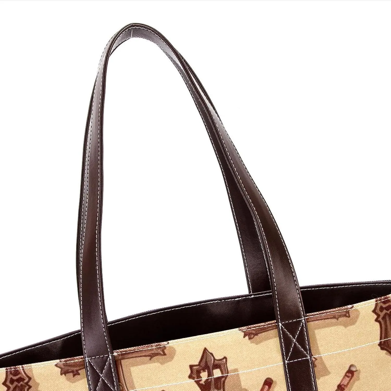Holy Easter Cross-1090 Tote Bags Durable Leather Canvas Purses and Handbags for Women Top Handle Shoulder Satchel Hobo Bags