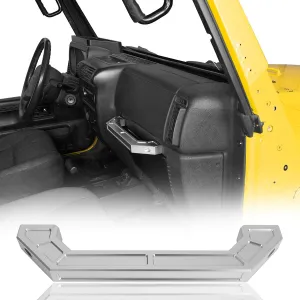Hooke Road Wrangler Passenger Side TJ Grab Handle Aluminum Dash Grab Bar Compatible with Jeep Wrangler TJ 97-06