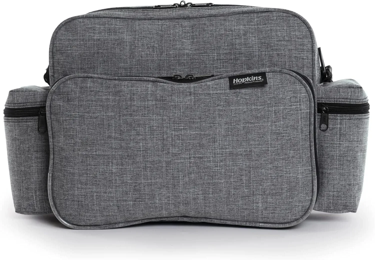 Hopkins Medical Products Antimicrobial Home Health Shoulder Bag, Lightweight, Ample Storage, Sturdy Construction, Easy Access Compartments