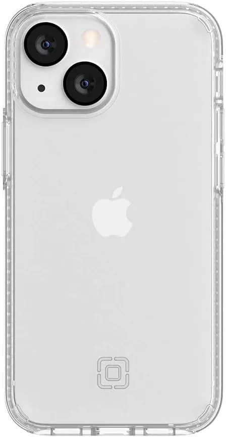 Incipio Duo Case for iPhone 13 mini – Dual-Layer Slim Protective Cover with 12ft Drop Protection, Scratch-Resistant Finish, Wireless Charging Compatible, Shockproof Lightweight Design - Clear
