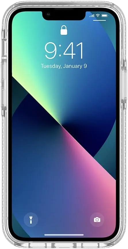 Incipio Duo Case for iPhone 13 mini – Dual-Layer Slim Protective Cover with 12ft Drop Protection, Scratch-Resistant Finish, Wireless Charging Compatible, Shockproof Lightweight Design - Clear
