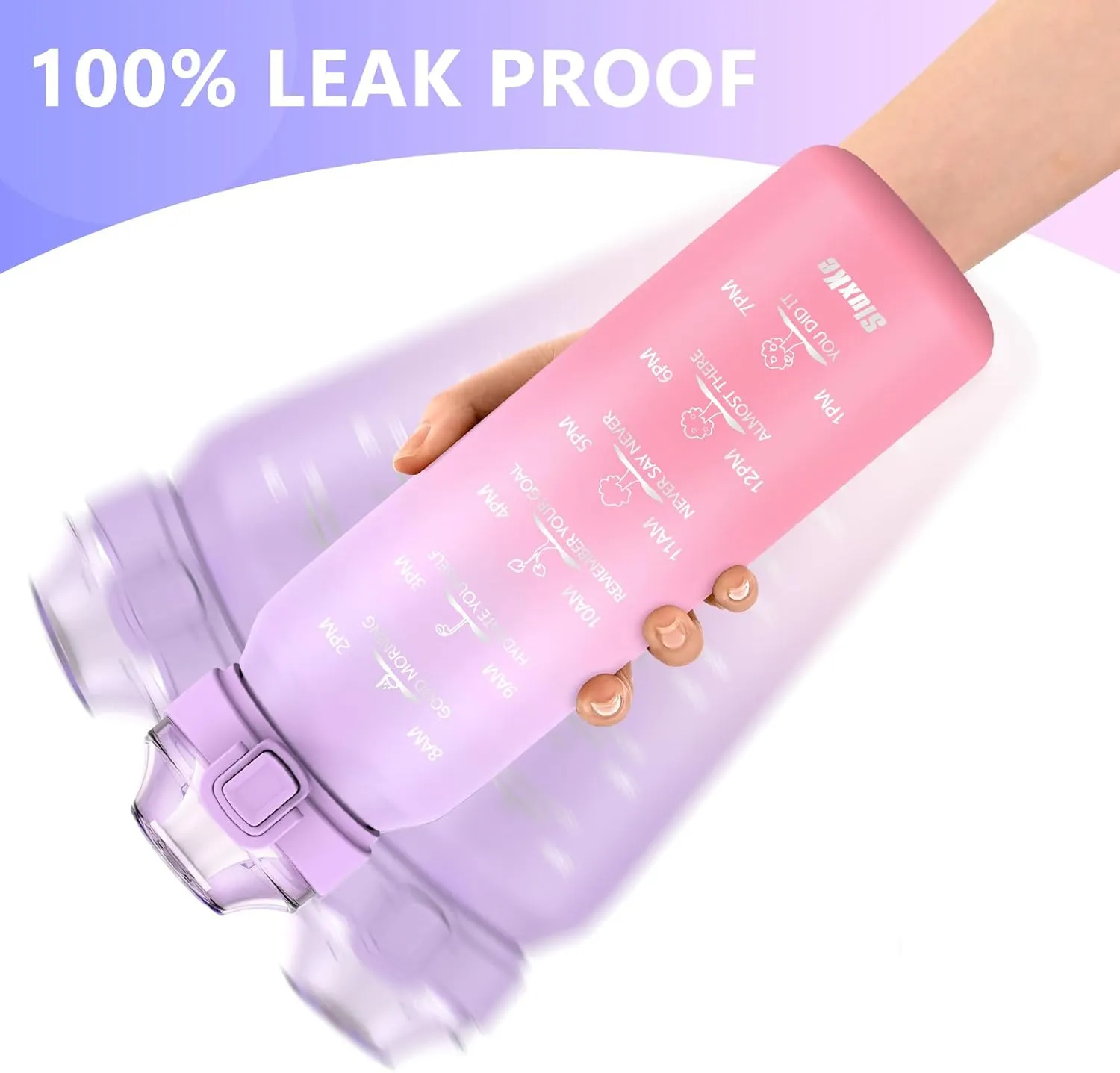 Insulated Water Bottle 32oz with 2Lids,18/10 Stainless Steel 1000ml Insulated Water Bottle Double Walled with Handle, Metal Canteen Keep Cold 48H Hot 24H for Men, Women & Kids