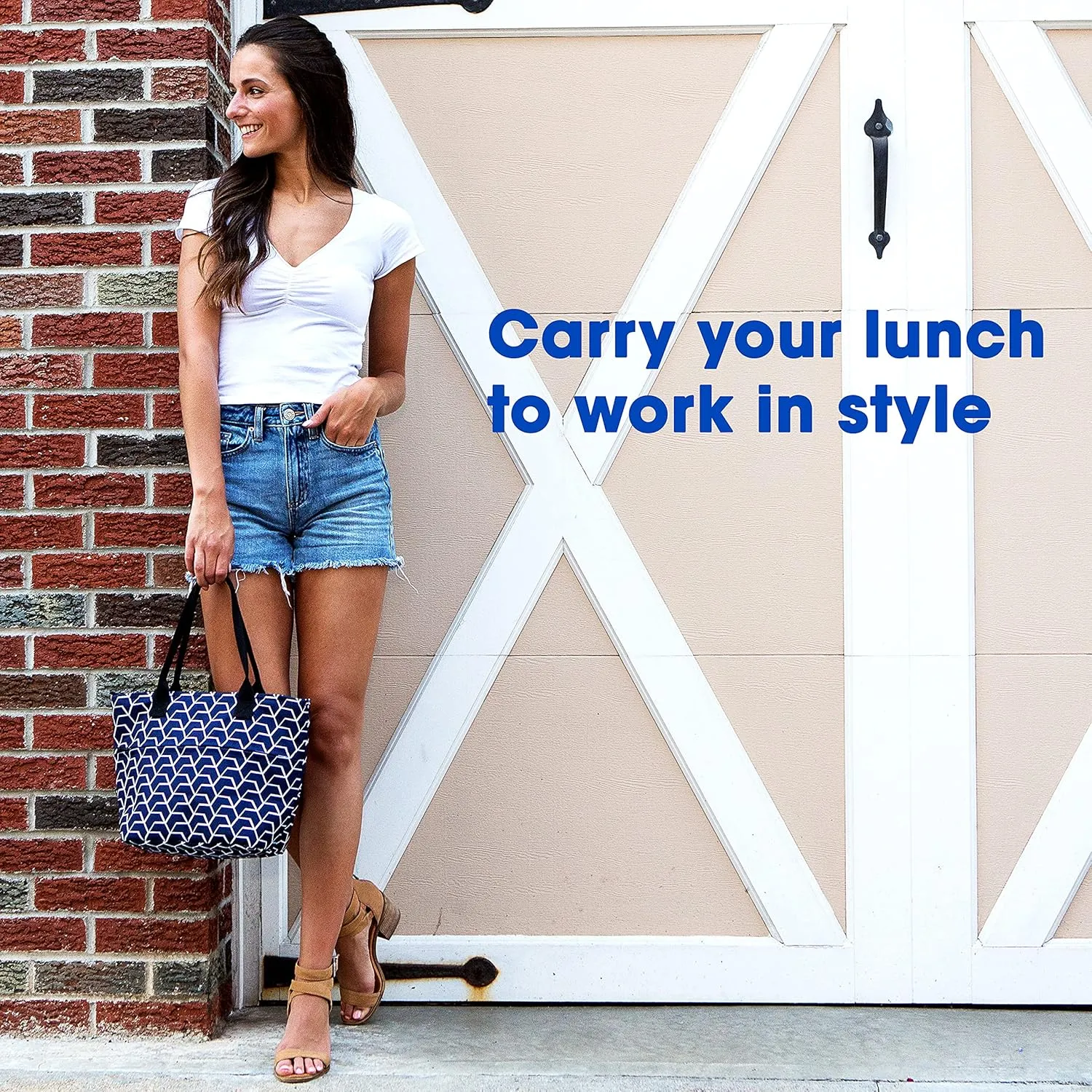 J World New York Lola Tote Bag Insulated Lunch-Box for Women, Botanic