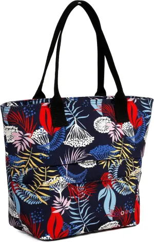 J World New York Lola Tote Bag Insulated Lunch-Box for Women, Botanic