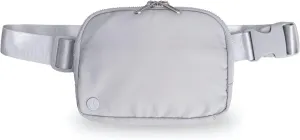 Jadyn Belt Bag, Casual Crossbody and Belt Fanny Pack for Women and Men, Adjustable Strap, Multiple Pockets, Durable Material (Grey)