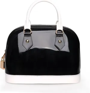 Jelly Crossbody Purse Shoulder Bag, Candy Color Tote Satchel Top-Handle Handbags for Women