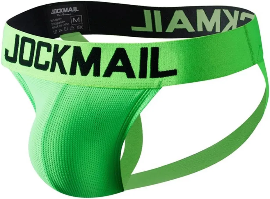 JOCKMAIL 4pcs/Pack Mens Briefs Underwear Mesh Comfort Underwear Briefs Men Underpants