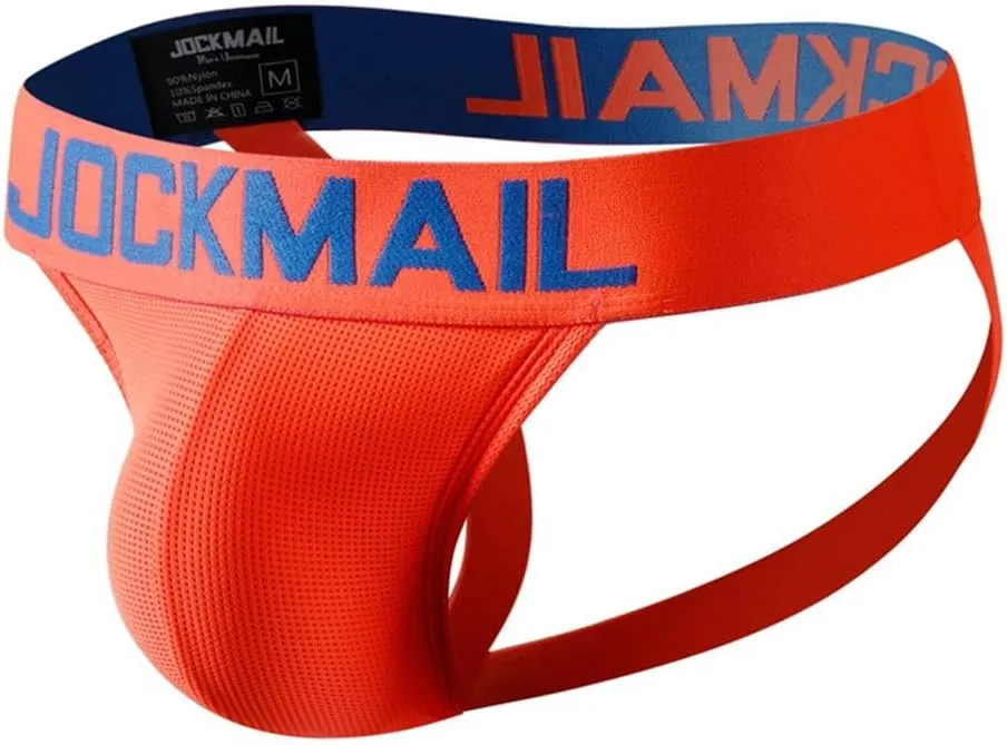 JOCKMAIL 4pcs/Pack Mens Briefs Underwear Mesh Comfort Underwear Briefs Men Underpants