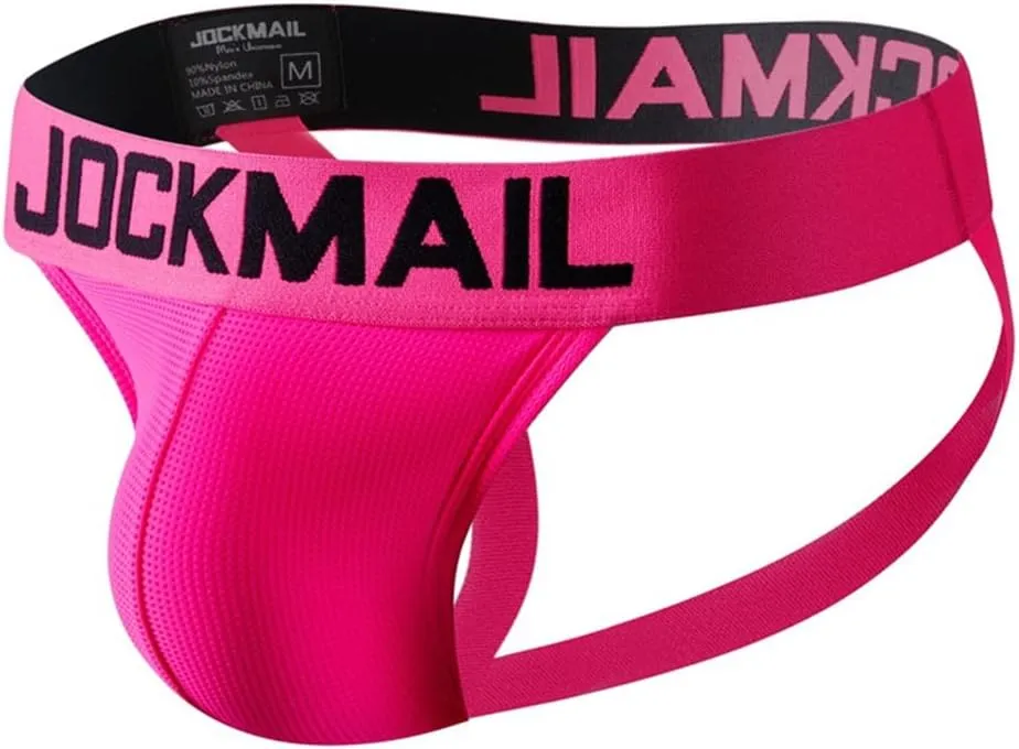 JOCKMAIL 4pcs/Pack Mens Briefs Underwear Mesh Comfort Underwear Briefs Men Underpants