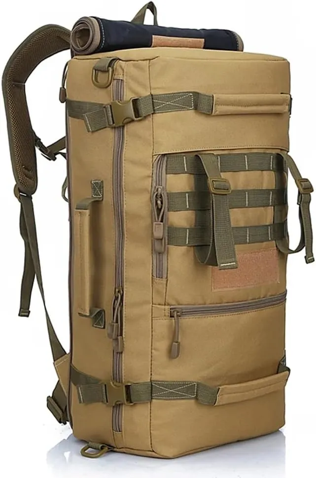 JSEIAJB Outdoor Camping Bags Mountaineering Bag Men's Hiking Rucksack Travel Backpack