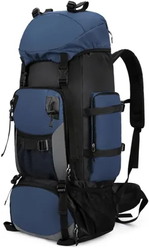 JSEIAJB Outdoor Hiking Mountaineering Bag 90L Large Capacity Travel Camping Rucksack Lightweight Waterproof Sport Bags