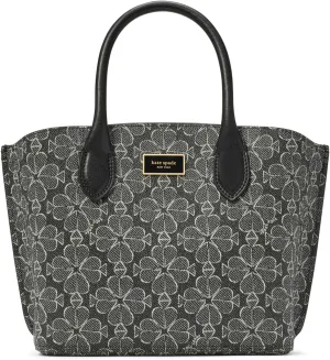 kate spade new york Suite Spade Flower Coated Canvas Crossbody Tote, Black Multi
