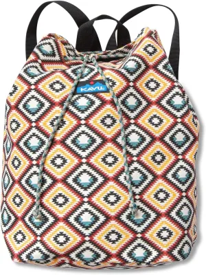 KAVU Eco Rucksack Organic Lightweight Cotton Backpack-Rough Diamond