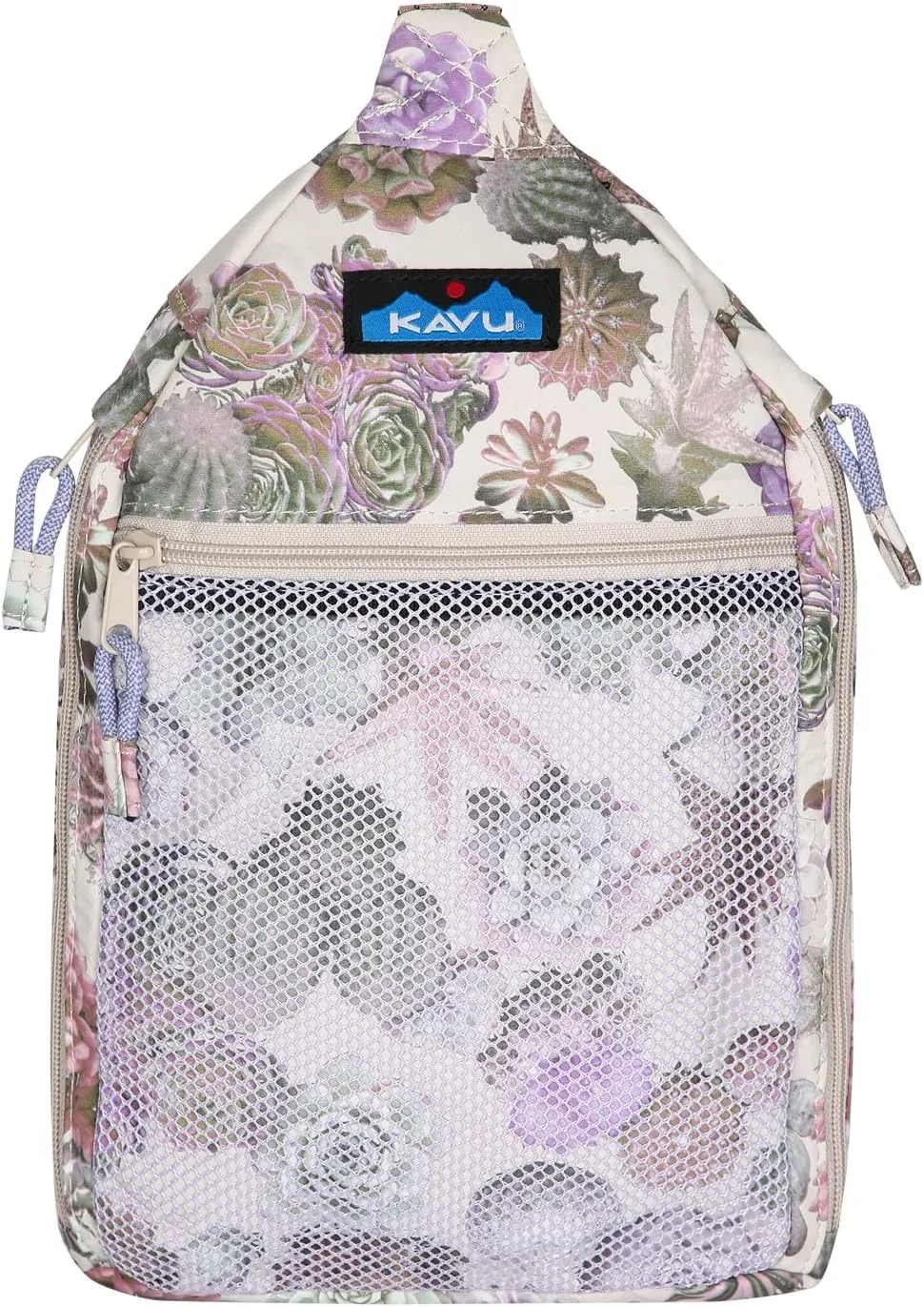 KAVU Yoho Sling Semi Padded Sling Pack Rucksack - Succulents