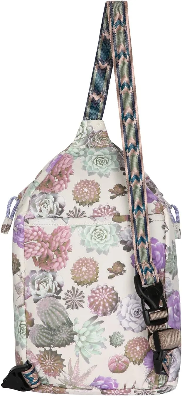 KAVU Yoho Sling Semi Padded Sling Pack Rucksack - Succulents