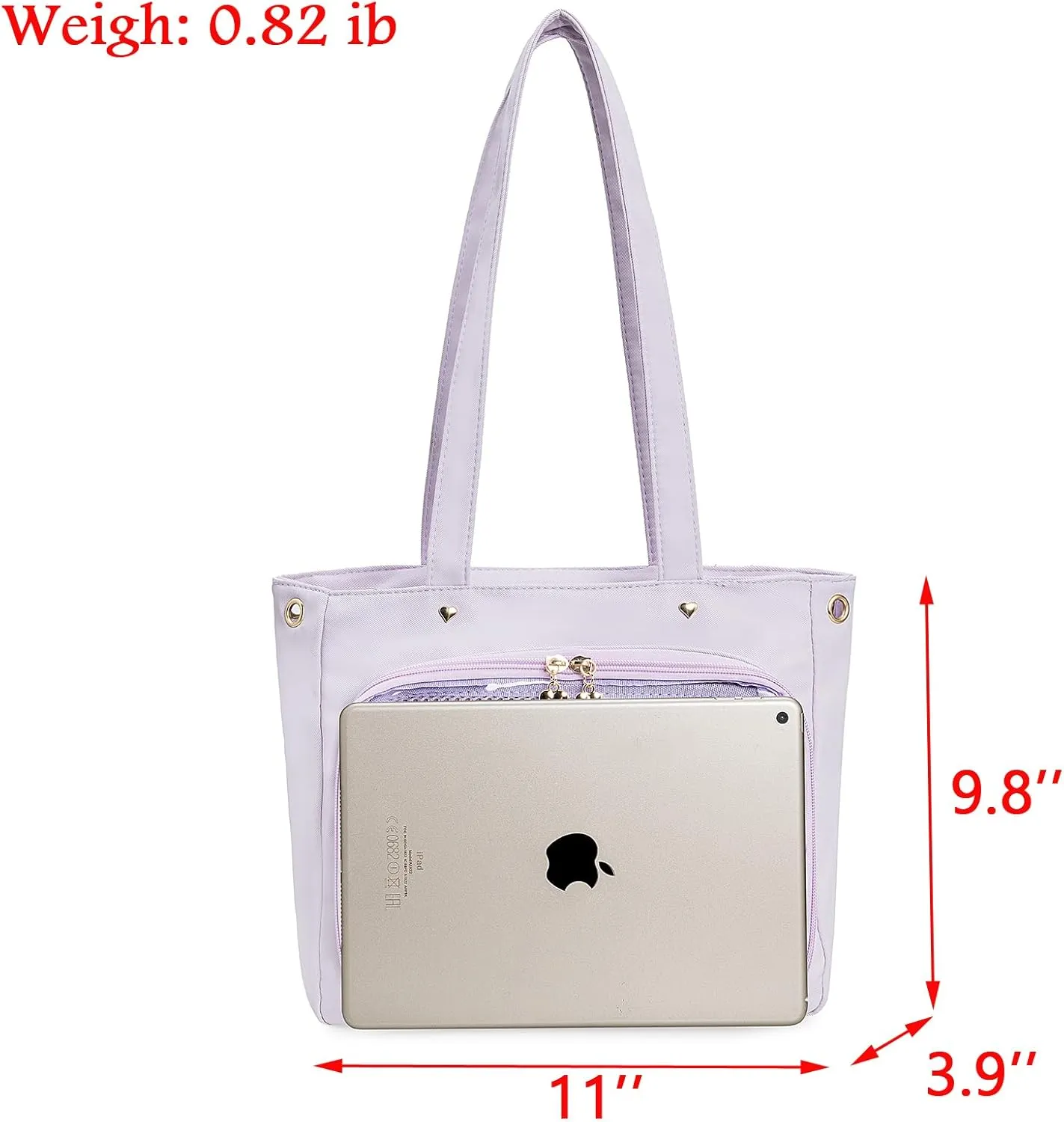 Kawaii Pins Display Ita Tote Canvas Shoulder Crossbody Bag Purses and Handbags