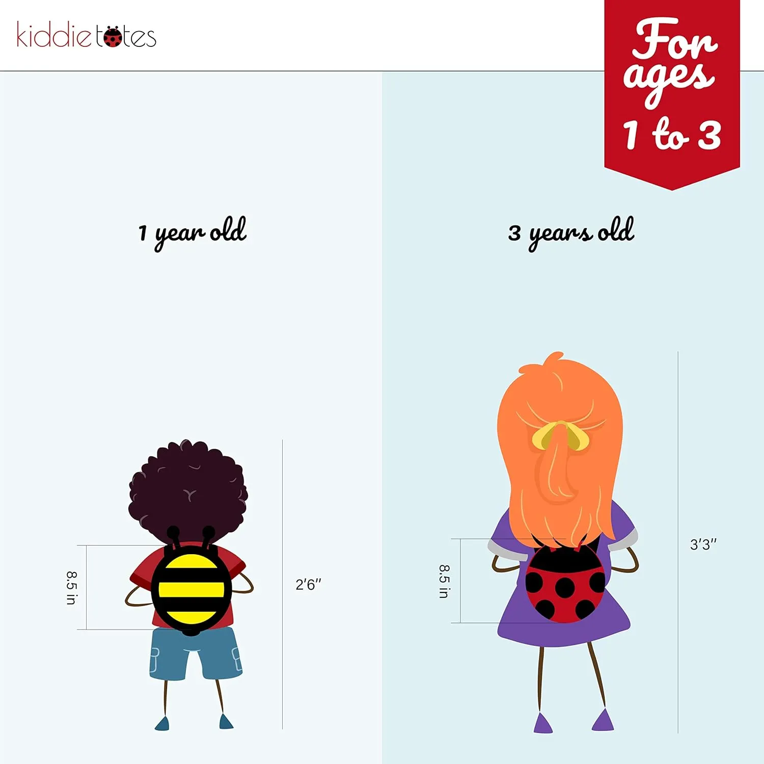 KIDDIETOTES Bumblebee Backpack