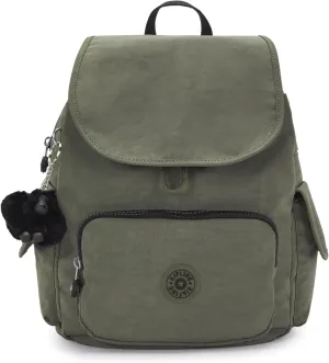 Kipling Women's City Pack S' Backpack Handbag, Green Moss, 19x27x33.5 cm (LxWxH)