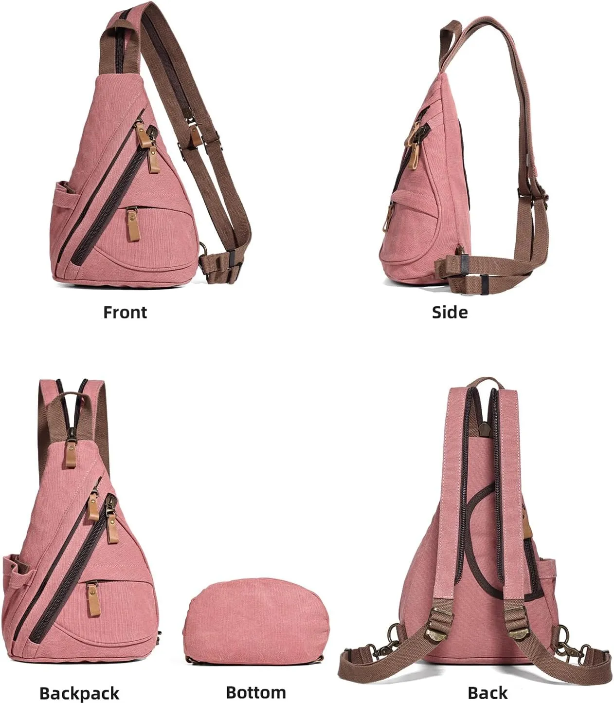 KL928 Sling Bag - Small Crossbody Backpack Shoulder Casual Daypack Rucksack for Men Women
