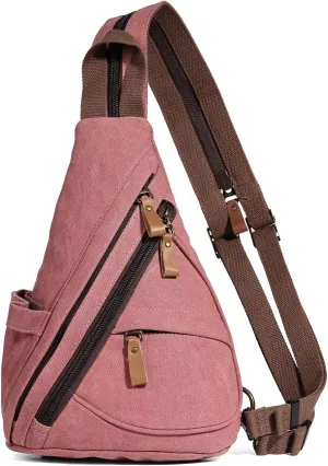 KL928 Sling Bag - Small Crossbody Backpack Shoulder Casual Daypack Rucksack for Men Women
