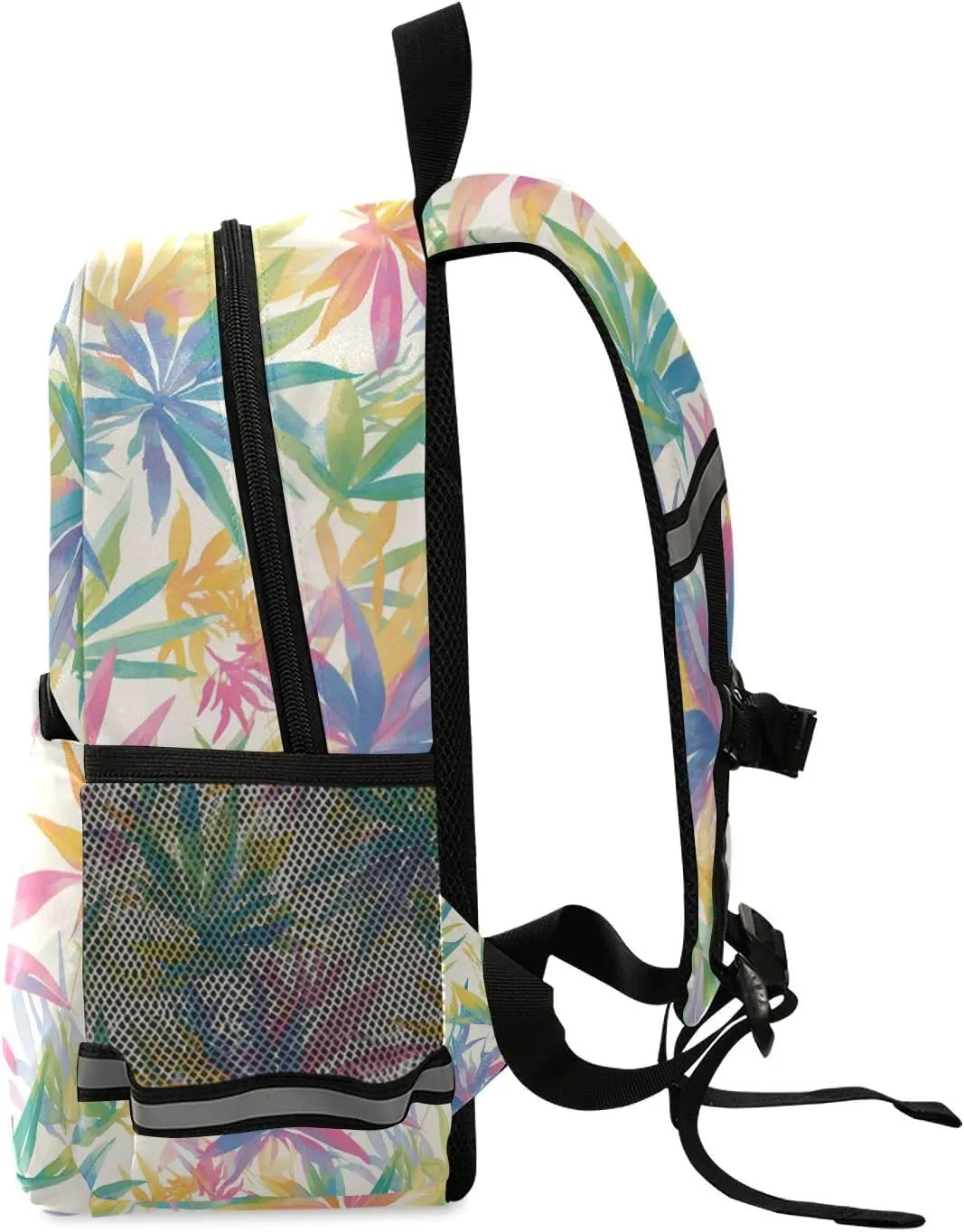 KLL Cute Elementary Backpack for Girls Classic Reggae Color Music Cute Travel Back Pack Bookbag for Primary School
