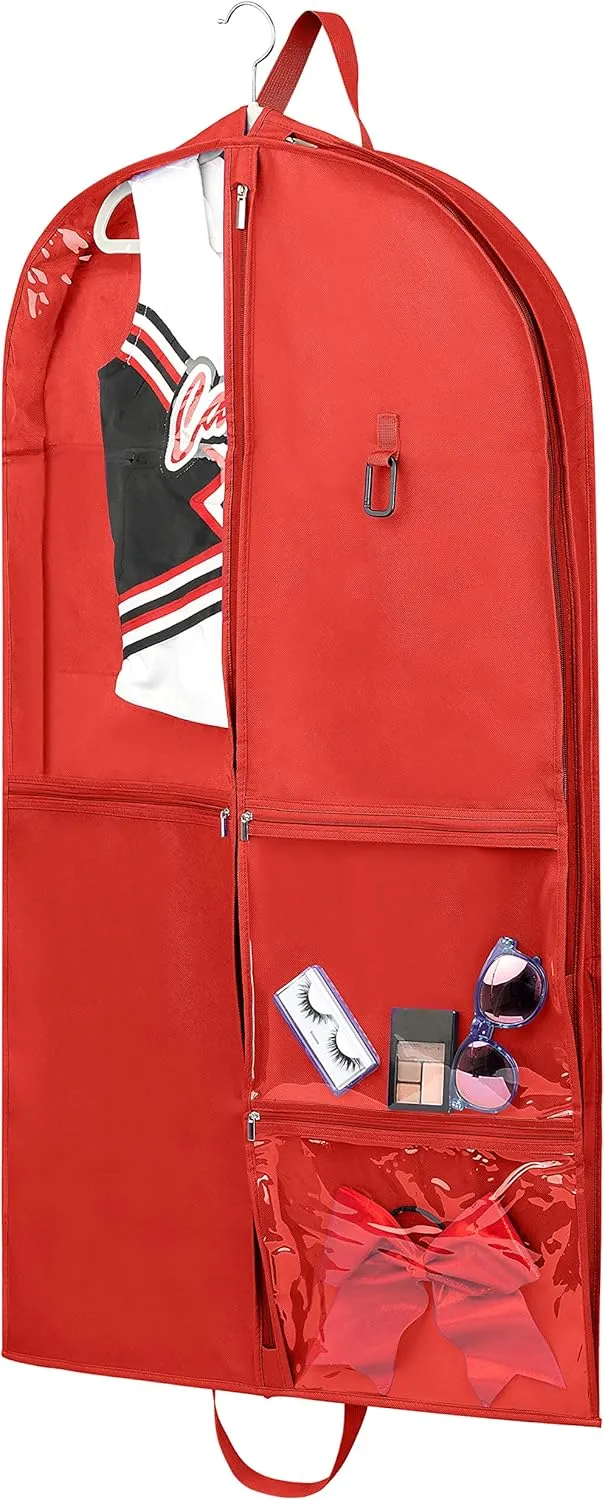 Knight Bag Company- 40 inch Garment Bag with PVC Pouches