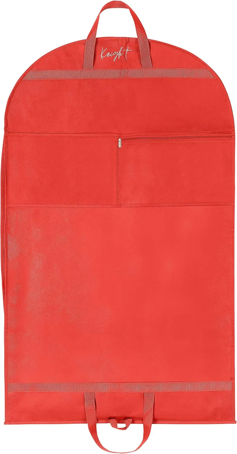 Knight Bag Company- 40 inch Garment Bag with PVC Pouches