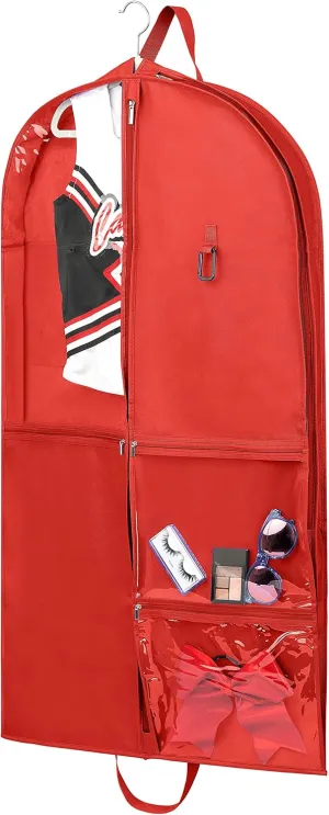 Knight Bag Company- 40 inch Garment Bag with PVC Pouches