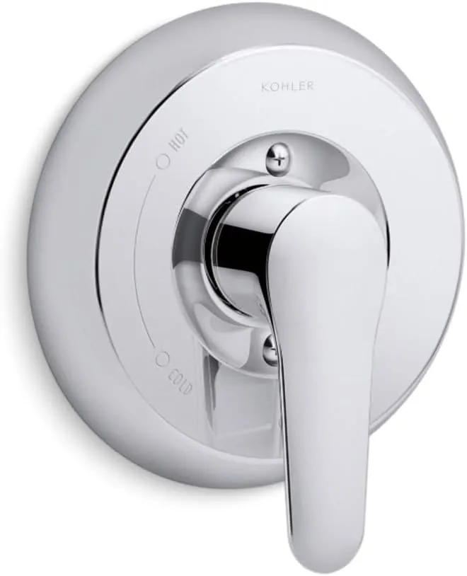 Kohler TS98147-4-CP Rite-Temp® Valve Trim with Lever Handle