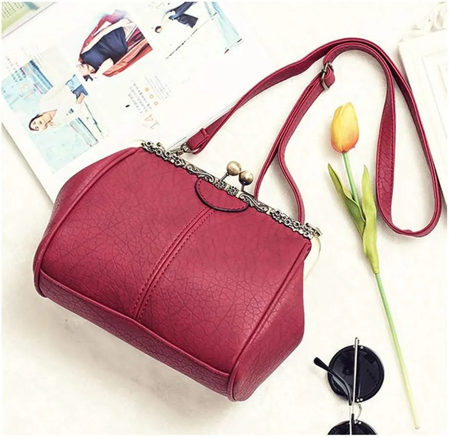 Ladies Handbag PU Leather Crossbody Bag for Women Lightweight Shoulder Bag Multi Pockets Handbag
