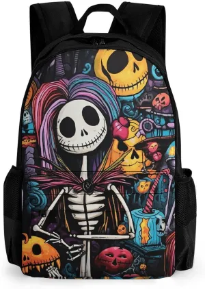 Laptop Backpack for Men Women Casual Daypack Complex Collage Backpack Lightweight Bookbag Adjustable Rucksack for Travel Work