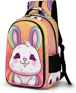 Laptop Backpack for Men Women Daypack Chubby Rabbit Computer Bag Travel Backpacks Laptop Bag