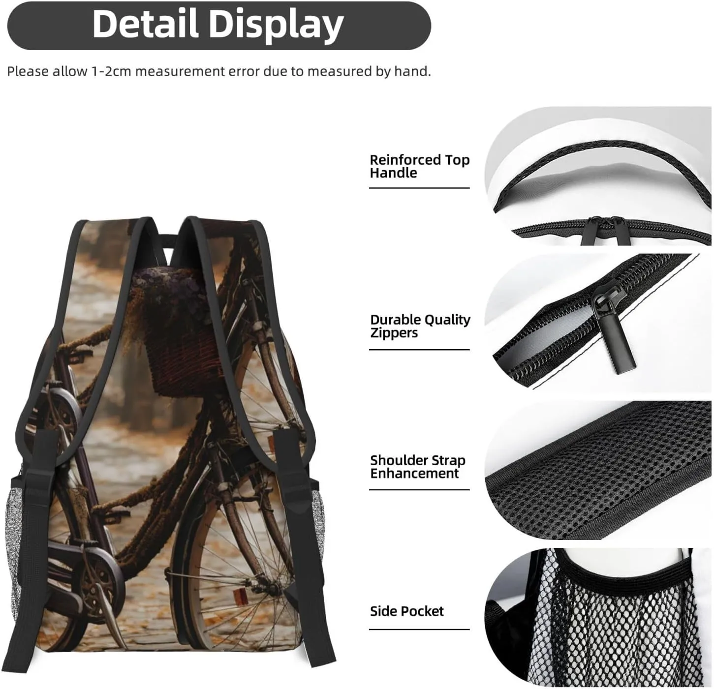 Laptop Backpack for Men Women Lightweight Travel Backpack Bicycle Daypack Laptop Bag for Travel