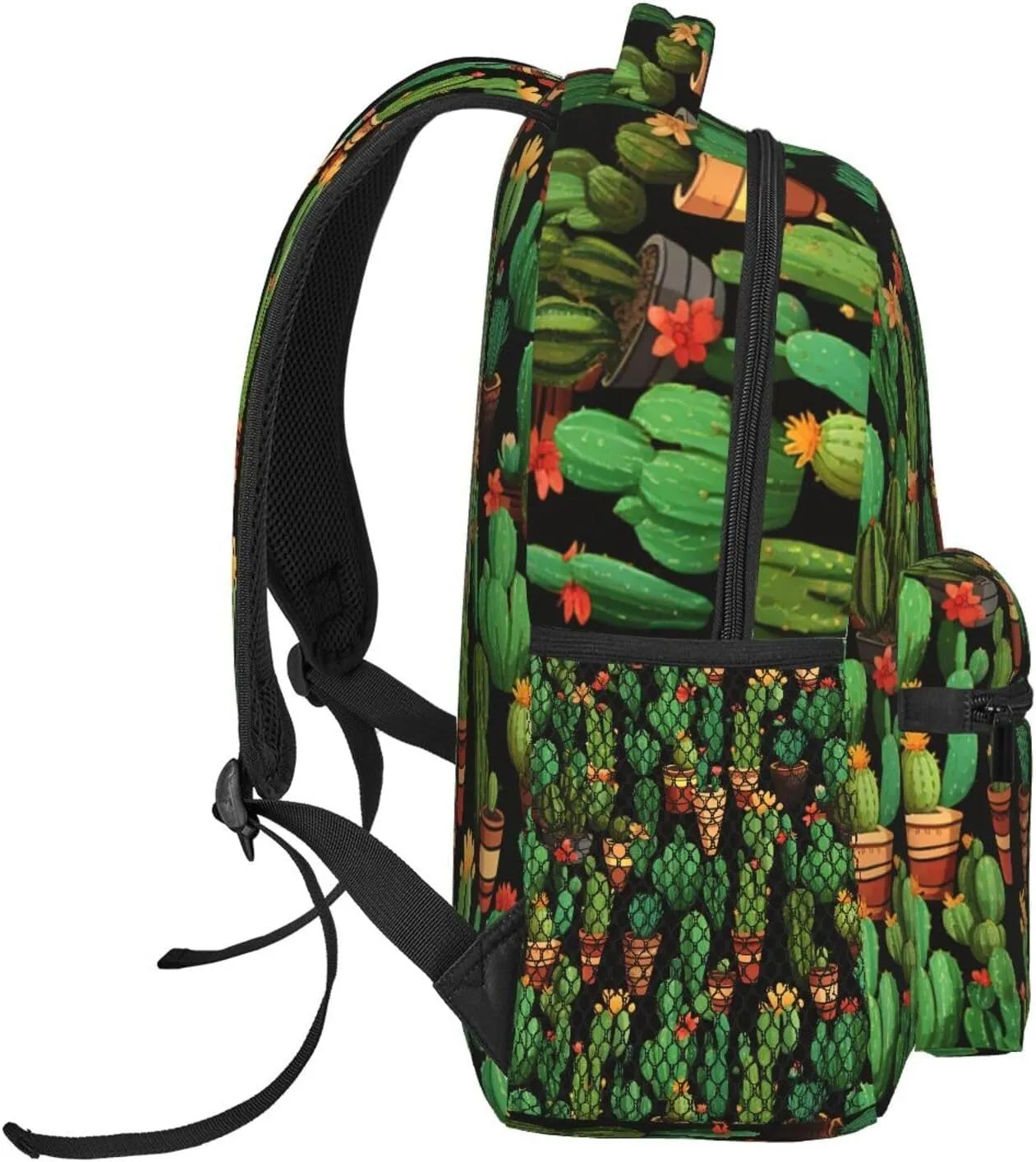 Laptop Backpack for Men Women Lightweight Travel Daypack Cactus Pattern Backpack Rucksack for Work
