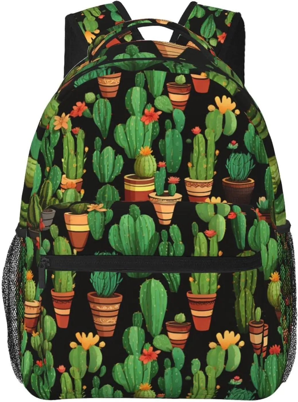 Laptop Backpack for Men Women Lightweight Travel Daypack Cactus Pattern Backpack Rucksack for Work