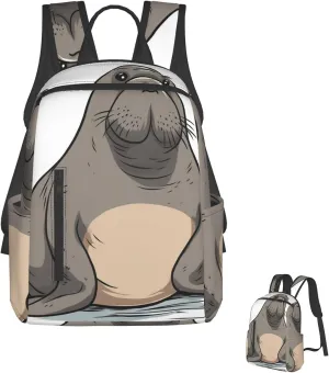 Laptop Backpack Lightweight Travel Backpack Walrus Computer Bag Hiking Daypack for Men Women